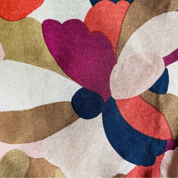 Sézane Tote Bag Cotton 13x16 Large Floral Fall - Picture 5 of 5